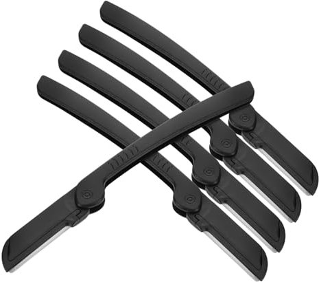 Ipetboom Klappbarer Augenbrauenrasierer Edelstahl Gebürsteter Griff Wiederverwendbar Mit Schutz Für Männer Und Frauen Gesichtsrasur Unterwegs