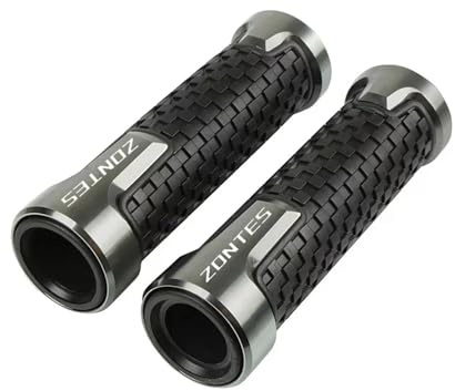 puños para Moto para para Zontes Shengshi 310R 310X 310V 310 T2 G1 125 U1 U 155 ZT 125 T310 350E 350 7/8 Manillar De La Motocicleta Empuñadura De La Barra De La Mano Grips(339)