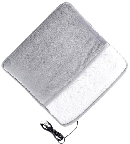POPETPOP Almohadilla Térmica Eléctrica para Pies Calentador de Pies para Escritorio Portátil y Cómoda para Oficina Hogar