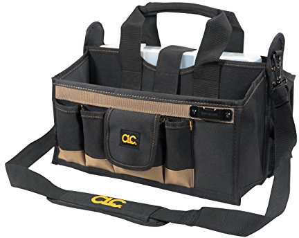 CLC Custom LeatherCraft 1529 16 In. Verktygslåda i mittfack, 16 fickor