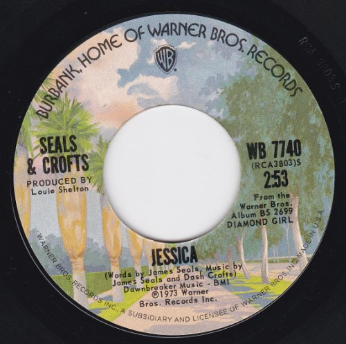 we may never pass this way(again) / jessica 45 rpm single