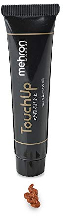 Mehron Make-up TouchUp Anti-Shine Gel | Matte Primer Gesichts-Make-up | Abschluss- und Grundierungsgel (Dark Tint)