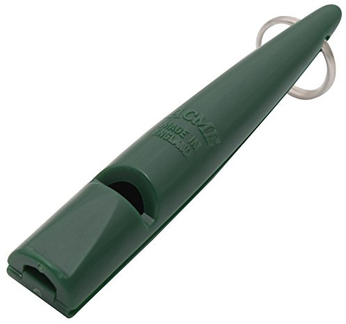 ACME Fischietto per cani n. 211,5 con istruzioni – L'originale dall'Inghilterra: forte e ampio raggio (Forest Green)