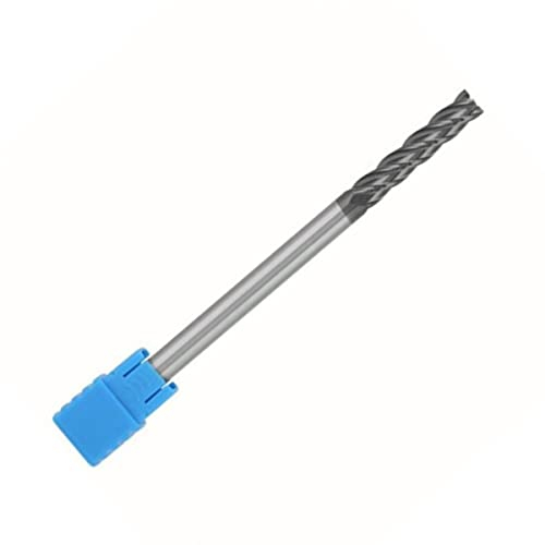 RANRAO 6 mm x 150 mm HRC50 4 Rillen, extra Langer Schaft, 150 mm Hartmetall-Schaftfräser, Fräser