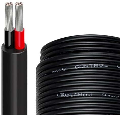 URCIANOW 20AWG 2 Core 0.5mm Cable 30M UL2464 Electrical Wire