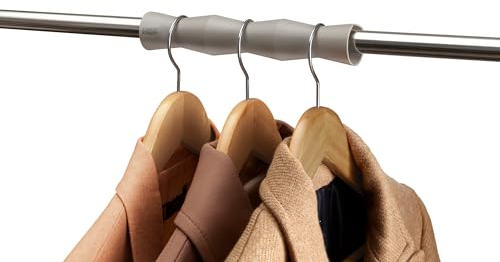 Joseph Joseph Orderly Kleiderstangen Abstandshalter 2pk, für Anzüge, Mäntel und Jacken, Kleiderbügel und Garderobe Stangen Organizer