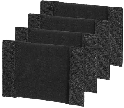 PATIKIL Kameraväska avdelare, 4 st 14 x 9,6 x 0,5 cm stötsäker kameraväska skär separatordyna skyddande lins för Nikon kamera DSLR skyddande väska organiserare universell avdelarkudde, svart