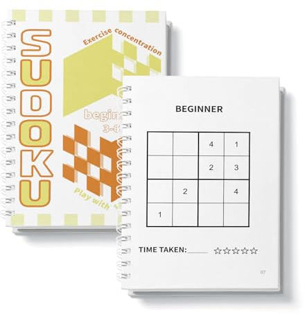 VTHY Challenging Sudoku Puzzle Book Smart Kids Above Exercise Brain, lmprove Focus and Boost