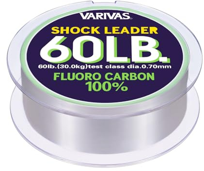 Varivas Shock Leader 100% Fluorocarbon - 30m - 60Lbs - 0,70mm - 27,2Kg