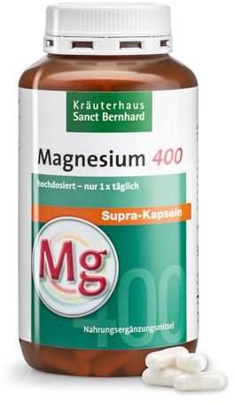 Sanct Bernhard Magnesium-400-supra Kapseln, 300 Kapseln