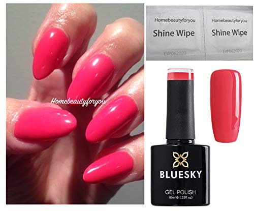 Bluesky PINK Tropix Coral Pink 80505 Tropical Punch Nail Gel Polish UV LED Soak Off 10ml