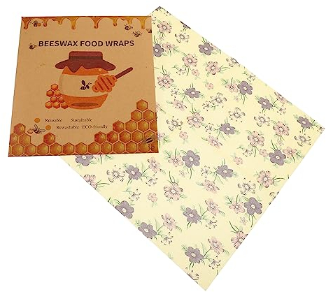 ABOOFAN 3pcs Beewax Wrap Household Fresh-Keeping Bowl Covers Food Butter for Sandwich Packaging