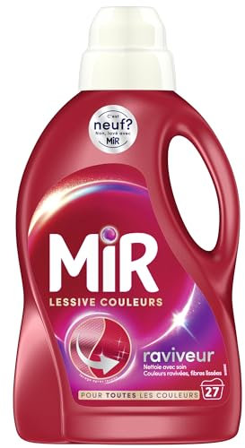 Mir Lessive Liquide Couleurs Main & Machine Formule Unique 3en1, 1.35L