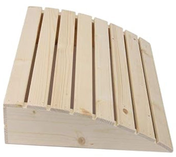 VICASKY Cuscino poggiatesta per sauna, accessori per sauna, cuscino ergonomico in legno, per bagno di vapore, per sauna