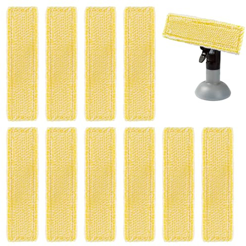 Foydream Mikrofaser Wischbezug Set für Kärcher WV Fensterreiniger, 10 Stück Ersatzpads für Kärcher Fenstersauger Kompatibel für Kärcher Fenstersauger WV2 WV5