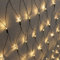 Fata luci 3x1,5m 320 LED bianco caldo, interno ed esterno, rete luminosa