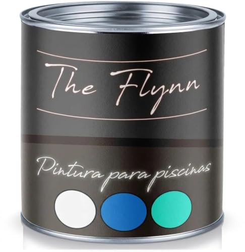 Pintura para piscinas pintura para piscina selecta en Azul Blanco Verde Verde marino Gris Gris claro antracita recubrimiento piscinas hormigón estanques (2,5 L, claro) The Flynn