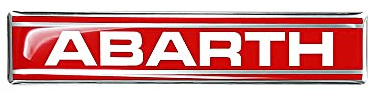 Abarth 21545 Adesivi Sticker 3D Logo Scritta Abarth, 100 mm