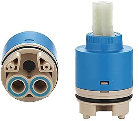 40mm Tap Cartridge Ceramic Cartridge Faucet Inner Control Faucet Valve for Single Lever Monobloc Bathroom or Kitchen Mixer Taps