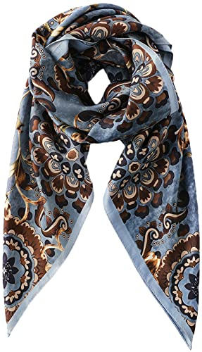 MAIRY Seidentuch Damen 100 Seide Schal Seidenschal Damen Bandana Seidentuch Hochwertiger Halstuch Kopftuch 90 x 90 cm M090008