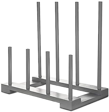 Crystals Welly Boot Rack, Rustproof Boot Rack for 4 Pairs of Wellington Boots, Wellie Boot Holder & Storage - Black (Wooden)