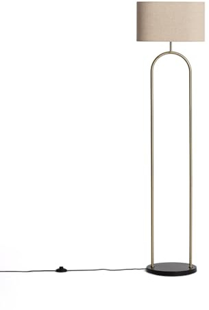 LEDKIA LIGHTING Lámpara de Pie Metal Brilthor Dorado E27