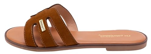Les Tropeziennes par M. Belarbi HAMIGA Chaussures Ville Mule et Sabot, Cognac, Taille 37 EU