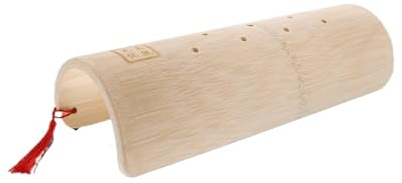 ZGCrumphant Reposacabezas de Sauna en Forma U, Almohada Cervical bambú Hueca Beige, Soporte Madera for, Accesorios for Accesorios para Sauna