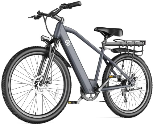 Fanesen 26 Electric Bike for Adults, 36V 10.4Ah Battery 250W Powerful Motor Ebike with LCD Display, 7-Speed Gear System 3 Riding Mode Electric Mountain Bikes, E-bike for Commuting