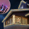 ANSIO® Lichterkette 6m 480 LED Mehrfarbig Weihnachtsbaum Cluster Lichterkette Außen und Innen Ideal für Fenster, Garten…