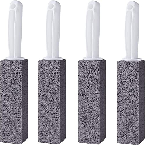 Cleaning Block WC, Toilette-Reinigungsstein mit Griff, Bimsstein Reinigungsstein mit, Griff Putzstein Deep Flecken und Harte Wasserzeichen Remover Reiniger Putzstein (4)