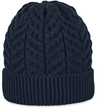 Sterntaler Unisex Kinder Strickmütze Baby Strickmütze Umschlag, marine, 55