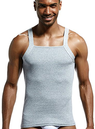 Gyaimxfu Camiseta sin mangas para hombre, de verano, sin mangas, de canalé fino, sin brazos, para fitness, camiseta de tirantes, cómoda, informal, vacaciones, playa, Hawaii, camiseta de tirantes para