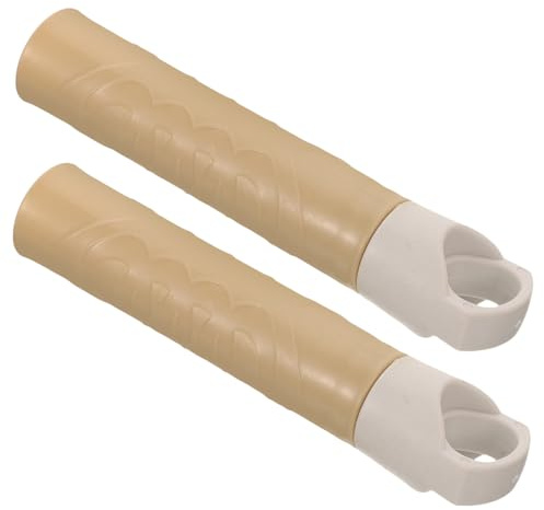 ARTSEWPLY Impugnatura per Manico di Scopa e Tappo Terminale Paletta 22mm in Plastica, Ricambio Resistente per Pulizia Domestica, Facile Installazione, Set da 2 Pezzi per Attività di Pulizia
