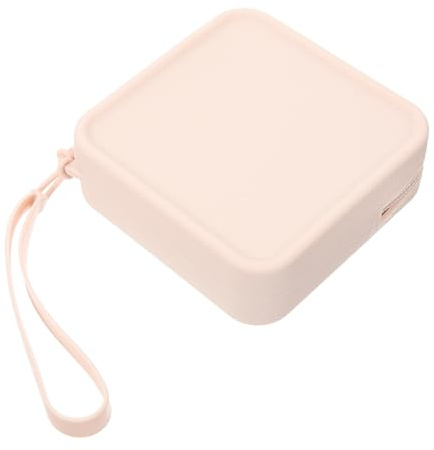 IWOWHERO Bolsa de Silicona para Productos Femeninos Textura Delicada y Diseño Compacto, Almacenamiento Higiénico para Tampones Adecuado para Jóvenes en Su Primer Período Menstrual