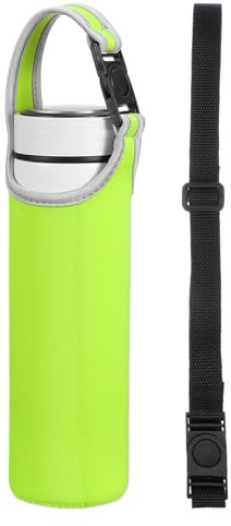 QUARKZMAN 2 Fundas De Neopreno Para Botella De Agua 2 Correas Verde