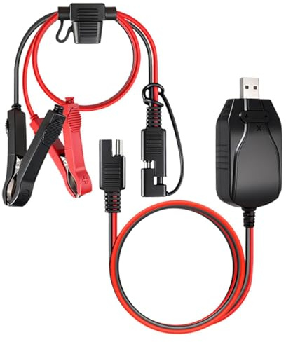Caricabatterie Per Moto mantenitore 12 V USB e alimentatore di ricarica