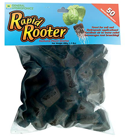 General Hydroponics GH3253 Rapid Rooter Replacement Plugs 50 Count