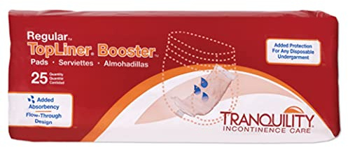 TRANQUILITY-1/2CSPK-2070 TopLiner® Disposable Booster Pads - Regular (14 x 4) - 100 ct