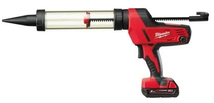Milwaukee C18 PCG/400T-201B Patronpistol, W, 18 V, Röd, 400 ml