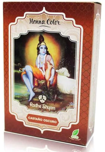 Henna Radhe Shyam Castaño Oscuro Polvo