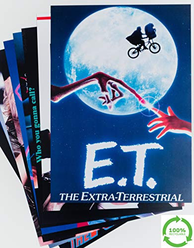 80s Party Decorations Posters Pack of Ten 80s Film and TV Posters A4 Size