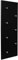 My-goodbuy24 Garderobe Wandgarderobe Hochglanz mit 7 Haken Wandpaneel Flurgarderobe Garderobenpaneel Garderobenleiste (schwarz)
