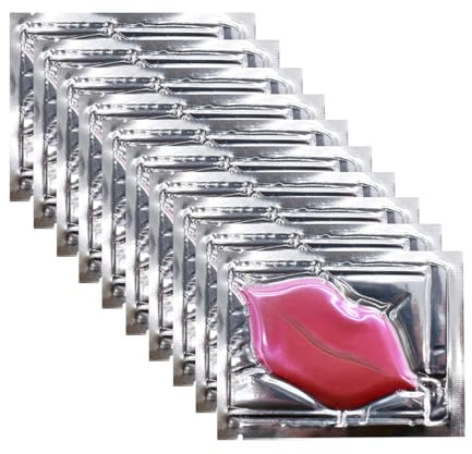 Jakuva 30PCS Moisturizing Collagen Lip Masks, Sleeping Mask Lip Balm Bulk for Dry Mouth, Remove Chapped Skin & Anti-Aging, Hydrating Plumping Face Care for Mother's Day