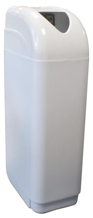 AQUAWATER 104764, Adoucisseur d'Eau Aquavita 22 Litres, Anti Calcaire, Pour Maisons ou Appartements, 1 à 6 Personnes, Compatible avec Raccordement Mâle 26/34 (1), Vanne Electronique Automatique Eco