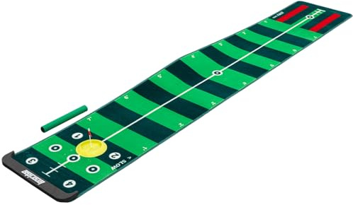 Longridge 4 Speed Track Golf Putting Mat Green