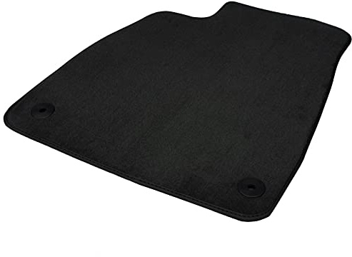 Fahrerseite Fußmatte für OPEL Adam 2012-2019 Fahrermatte | Premium Qualität | Fussmatte Vorne (Einzeln) | Fahrermatte in Original Qualität mit Lederrand