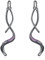 Opal Ohrringe 925 Sterling Silber - Schwarz Durchzieher Einfädler Hängend Schmuck - Geschenke für Frauen, Mädchen, Damen