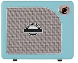 Elektrisk gitarrförstärkare, Bärbar Stereoförstärkare utomhus, 15 flerfärgsalternativ, Bumblebee-förstärkare, Lämplig for gitarr/bas och andra instrument (Size : Blue)