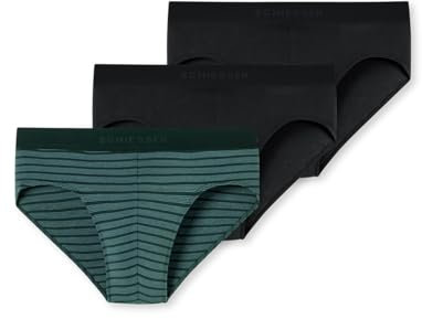 Schiesser Herren 3 Pack Slips Bio Baumwolle Multipack - 95/5 Organic, Sortiert 5_180198, 6
